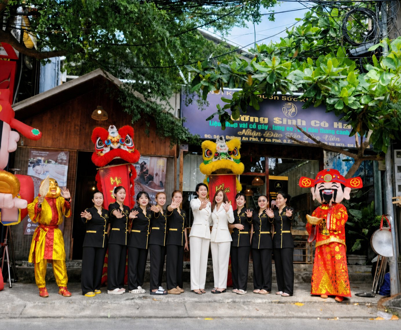 Đội ngũ nhân viên Dưỡng Sinh Cô Hai